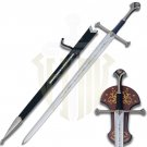 Anduril Narsil Sword of Aragorn from Lord of The Rings with Plaque and Scabbard