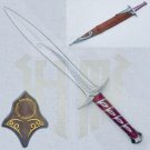 Sting Sword of Frodo Baggins with Plaque and Sheath from Lord of The Rings