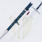 Green Strider Ranger Sword of Aragorn with Plaque and Scabbard from Lord of The Rings