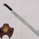 Uruk Hai Scimitar Sword with Plaque and Sheath from Lord of The Rings