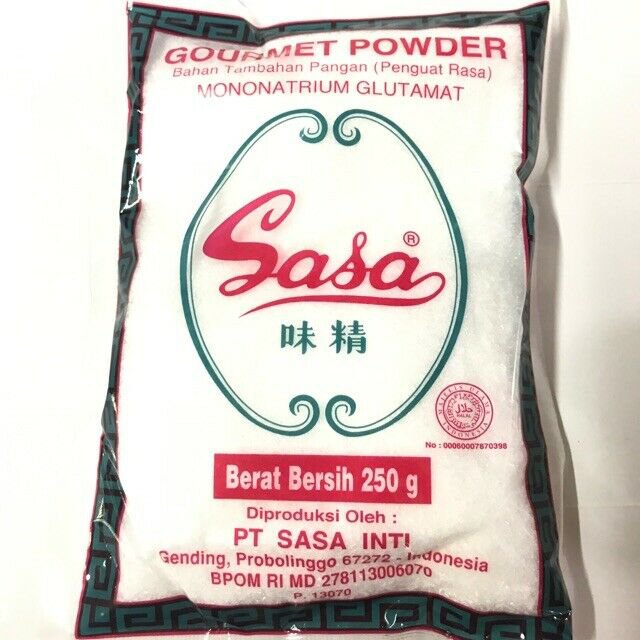 SASA Indonesian Gourmet Powder Pure Monosodium Glutamate MSG 250 g