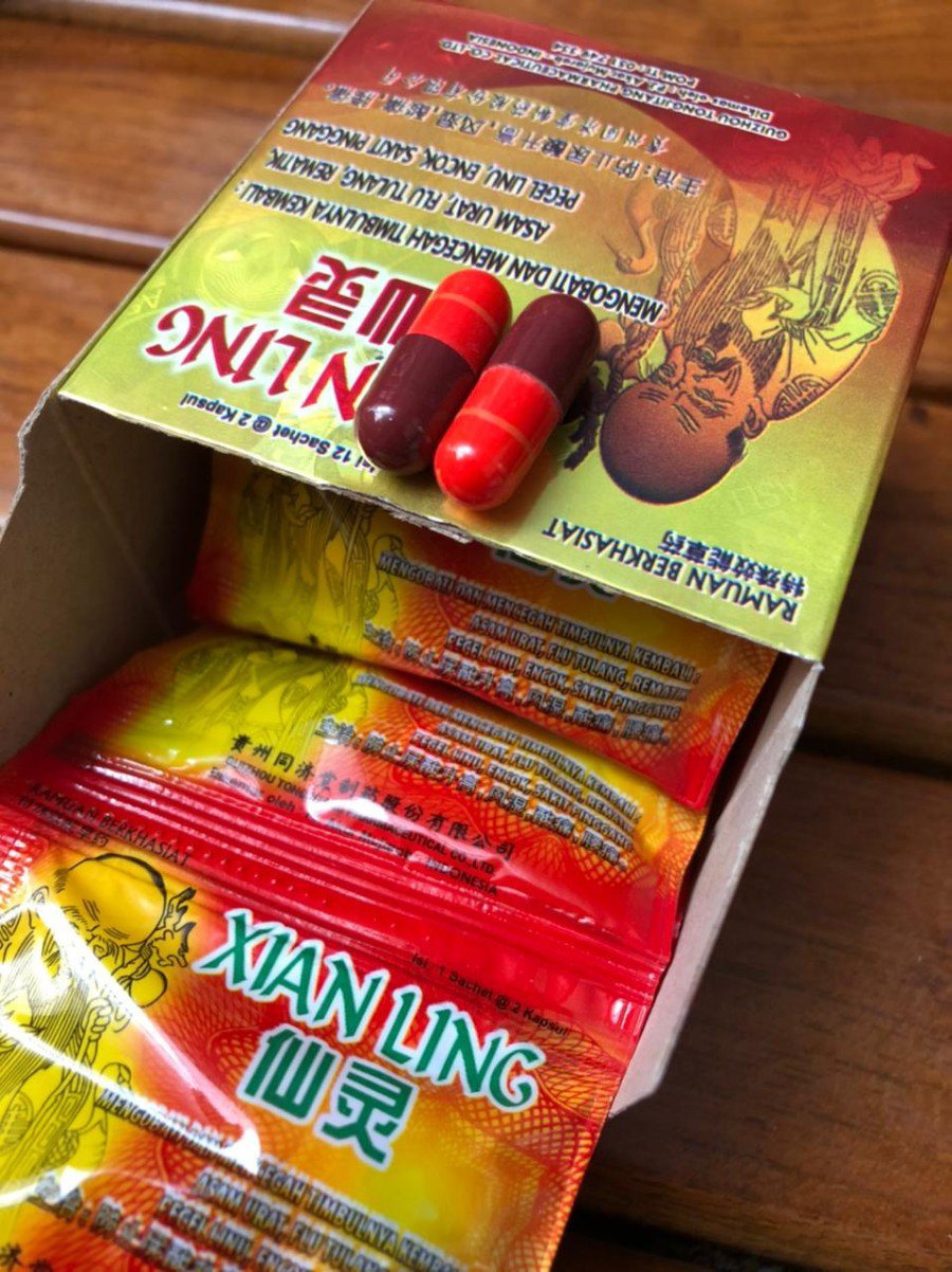 3 Boxes Xian Ling Capsules Herb for Reduce Joint Pain Bone Uric Acid