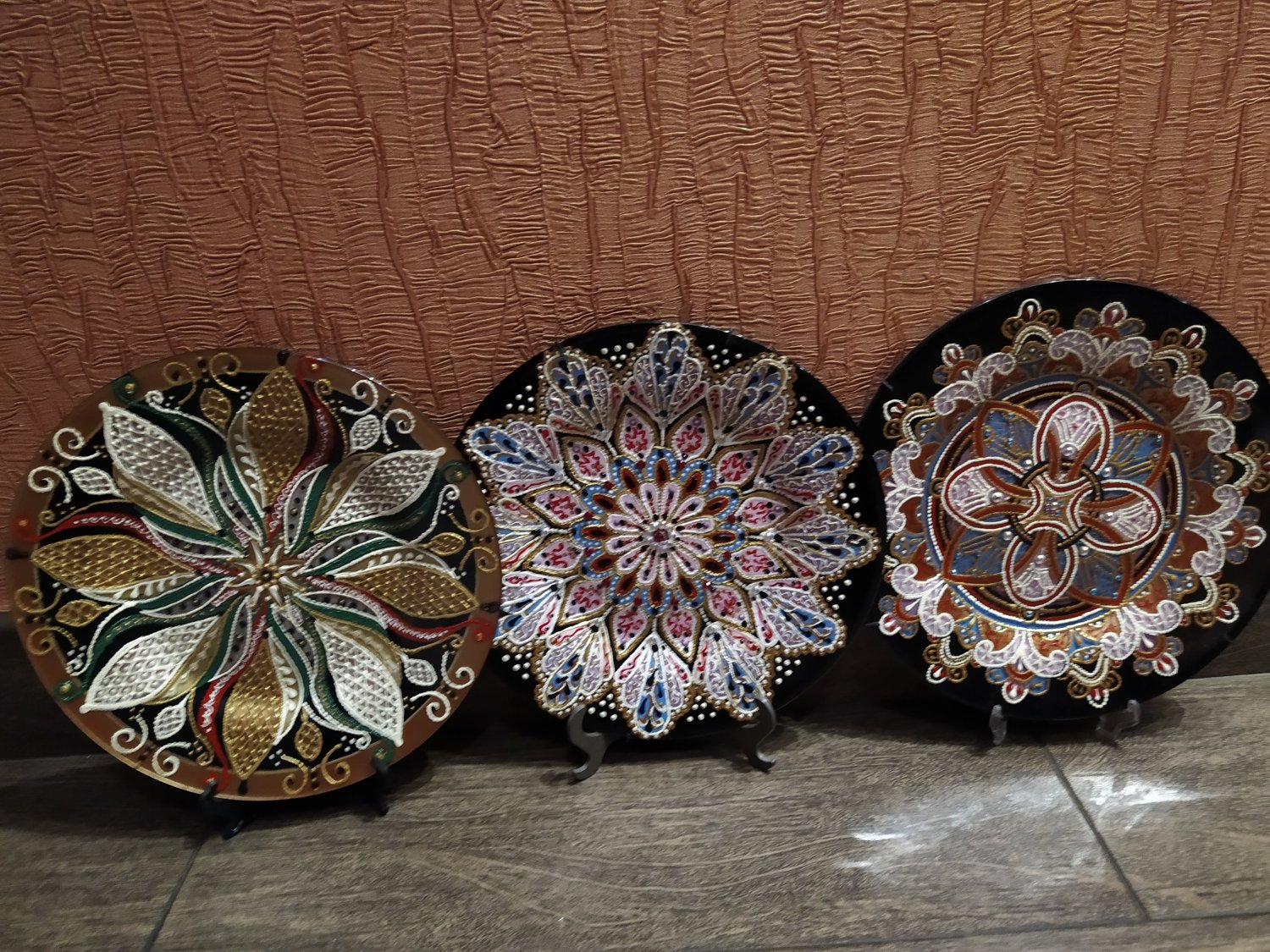 plate painted