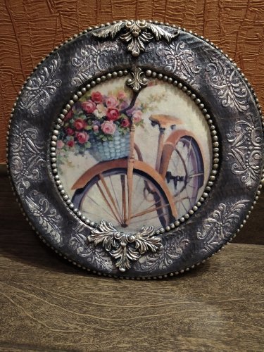 paper plate (decoupage)