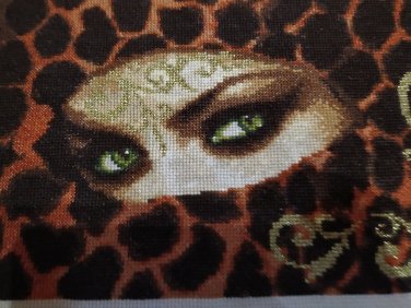 the picture is embroidered