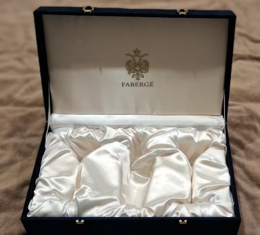 Fabrege "Grand Duke" velvet martini box.