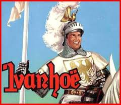 IVANHOE - Roger Moore (1958) TV Series 36 black & white EPISODES on 3 DVDs .