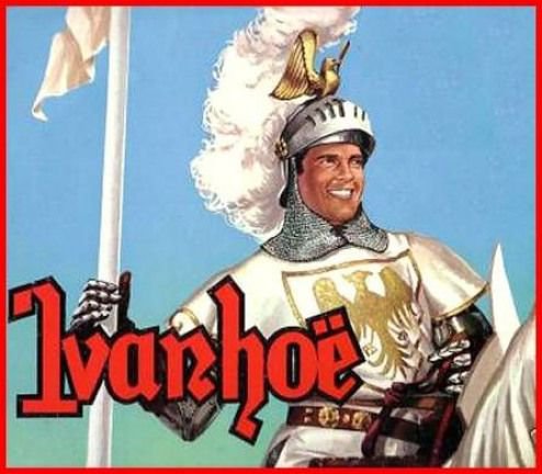 IVANHOE - Roger Moore (1958) TV Series 36 black & white EPISODES on 3 DVDs .