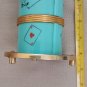 Vintage Cigarette Holder Dispenser Teal with Playing Cards.