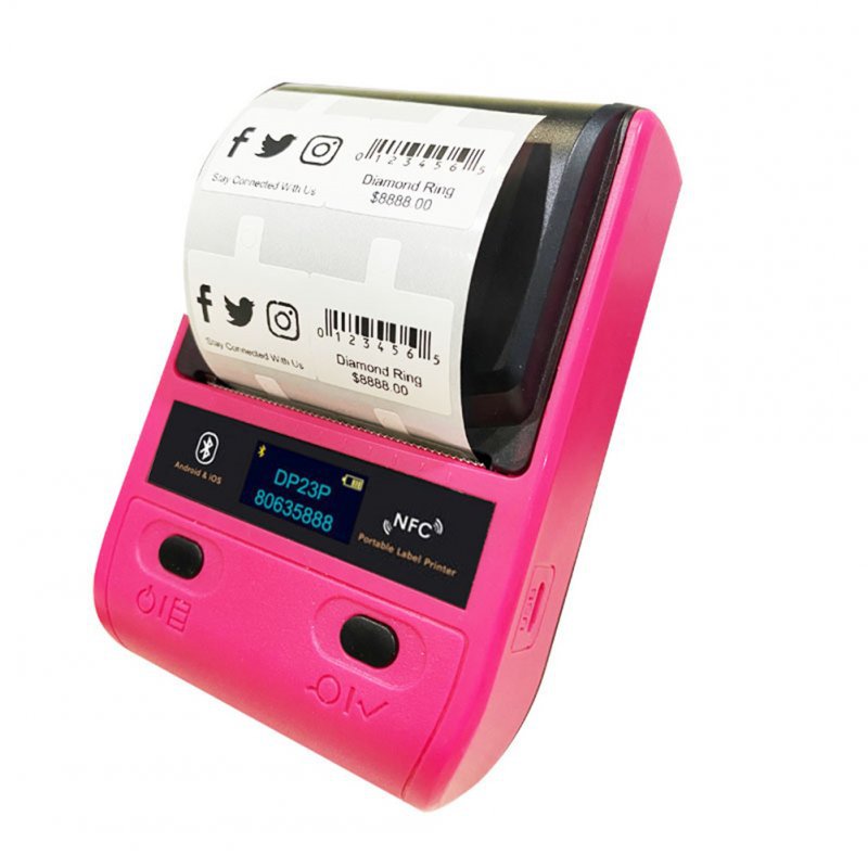 Dp23 Label Printer Handheld Thermal Bluetooth Portable Household Coding Machine 50mm