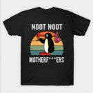 Noot Noot Pingu Men's Retro Funny Tshirts Oversized Aesthetic Ulzzang Cute Graphic Tee Shirt
