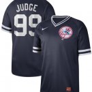 Men's #99 Aaron Judge New York Yankees Cooperstown Black Jersey