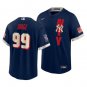 Men & Youth New York Yankees #99 Aaron Judge 2021 All-Star Stitched Navy Blue Jersey