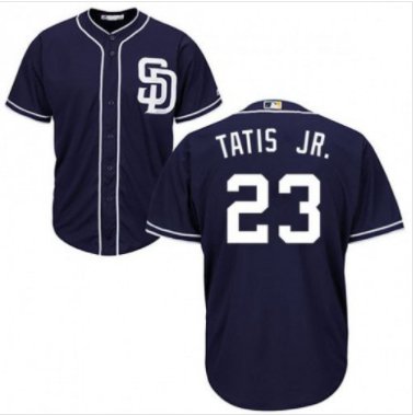 Men & Youth San Diego Padres #23 Fernando Tatis Jr. Cool Base Navy Blue Jersey