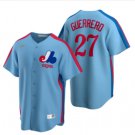 Men's #27 Vladimir Guerrero JR. Toronto Blue Jays Montreal Expos Blue Jersey