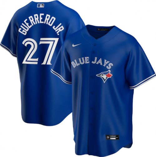 Men & Youth #27 Vladimir Guerrero JR. Toronto Blue Jays Cool Base Royal Blue Jersey