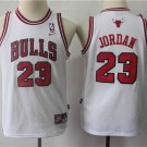 Youth Kids #23 Michael Jordan Chicago Bulls White Jersey