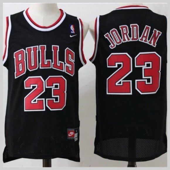 Men & Youth Kids #23 Michael Jordan Chicago Bulls Black Jersey
