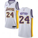 Men & Youth #24 Kobe Bryant Los Angeles Lakers V-Neck Jersey White