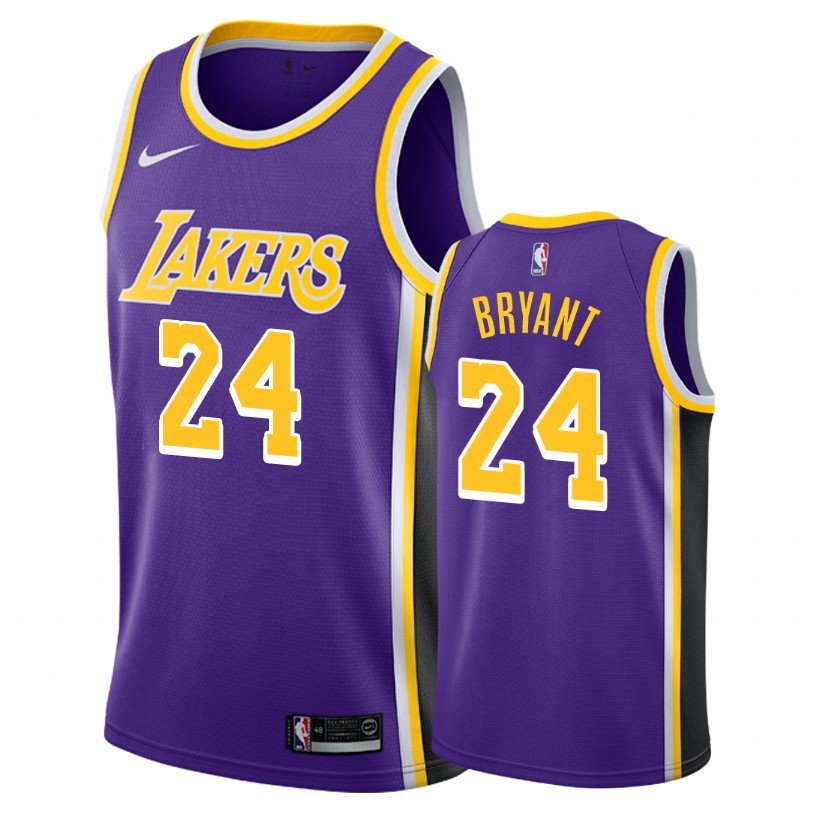 Men & Youth #24 Kobe Bryant Los Angeles Lakers Statement Edition Jersey Purple