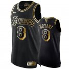 Men & Youth Kids #8 Kobe Bryant Lakers Black Golden Edition Jersey