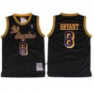 Men's #8 Kobe Bryant Lakers Throwback Edition Black Jersey