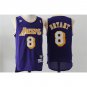 Men's #8 Kobe Bryant Lakers Throwback Edition Purple Jersey
