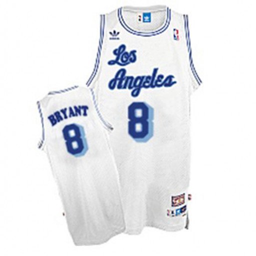 Men's #8 Kobe Bryant Lakers Throwback Edition Yellow Jersey