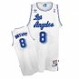 Men's #8 Kobe Bryant Lakers Throwback Edition Yellow Jersey