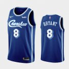 Men & Youth Kids #8 Kobe Bryant Crenshaw Edition Blue Jersey