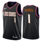 Men & Youth Phoenix Suns #1 Devin Booker City Edition Black Jersey