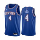 Men & Youth #4 Derrick Rose New York Knicks Statement Edition Blue Jersey