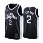 Men & Youth #2 Kawhi Leonard Los Angeles Clippers 2021 City Edition Black Jersey