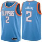 Men & Youth #2 Kawhi Leonard Los Angeles Clippers City Edition Light Blue Jersey