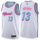 Men & Youth #13 Bam Adebayo Miami Heat City Edition White Jersey