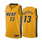 Men & Youth #13 Bam Adebayo Miami Heat Earned Edition Yellow Jersey