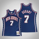 Men's #7 Kevin Durant Brooklyn Nets 2006-07 Throwback Navy Blue Jersey
