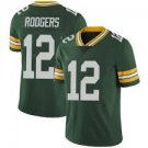 Men & Youth Kids #12 Aaron Rodgers Green Bay Packers Color Rush Limited Green Jersey