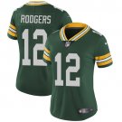 Women's #12 Aaron Rodgers Green Bay Packers Color Rush Limited Green Jersey