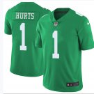 Men & Youth #1 Jalen Hurts Philadelphia Eagles Vapor Limited Green Jersey