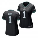 Women's #1 Jalen Hurts Philadelphia Eagles Vapor Limited Black Jersey