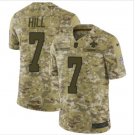 Men & Youth #7 Taysom Hill New Orleans Saints Salute to Service Vapor Limited Camo Jersey