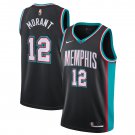 Men & Youth #12 Ja Morant Memphis Grizzlies Classics Edition Black Jersey