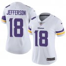 Women's #18 Justin Jefferson Minnesota Vikings Color Rush Limited White Jersey