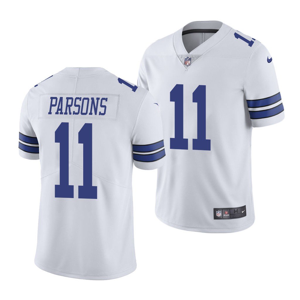 Men & Youth Kids #11 Micah Parsons Dallas Cowboys Color Rush Limited White Jersey