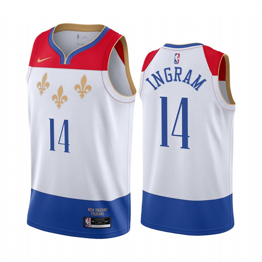 Men & Youth Kids #14 Brandon Ingram New Orleans Pelicans 2021 City Edition White Jersey