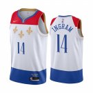 Men & Youth Kids #14 Brandon Ingram New Orleans Pelicans 2021 City Edition White Jersey