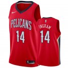 Men & Youth Kids #14 Brandon Ingram New Orleans Pelicans Statement Edition Red Jersey