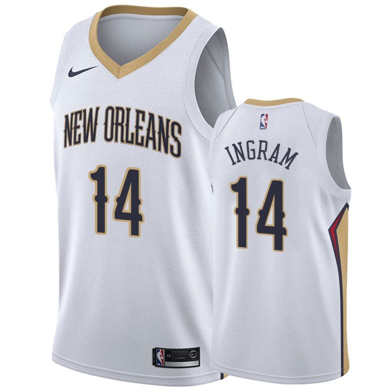 Men & Youth Kids #14 Brandon Ingram New Orleans Pelicans Association Edition White Jersey