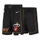 Men's Miami Heat 2021-22 Season 75th Anniversary City Edition Black Pocket Shorts